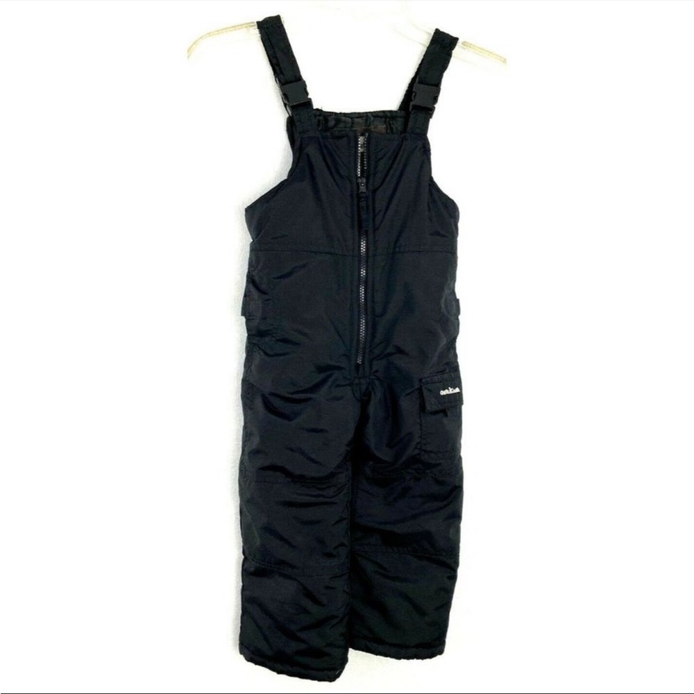 3T Oshkosh boys snow bibs.  Black